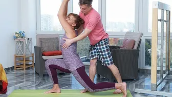 Stepmom Gets Fucked By Yoga Instructor