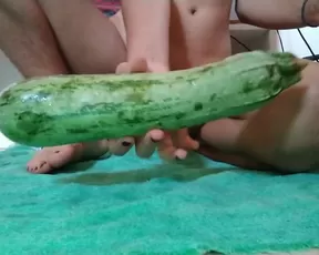 Fucking A Zucchini - Anal Prolapse