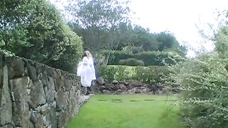 Bride Whore Fucked Outdoors