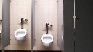 Masturbating In A Public Bathroom