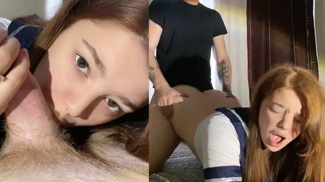 Watch Dolly Sky's Tight Pussy Get Pounded From Behind In School Uniform