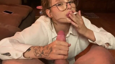 Watch Me Get Down And Dirty With My Teacher's Smoking Fetish