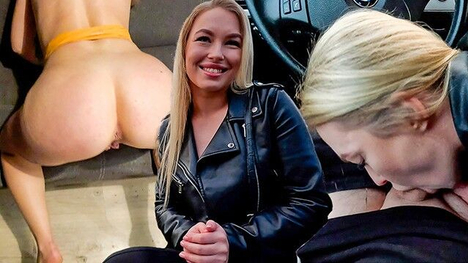 Natalie Wayne's Big Tits & Blind Date With European Stud