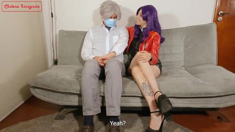 Chilena Incognita As Misato Katsuragi And Kaworu's Anime Hentai Friend In A Creampie Adventure With Asuka