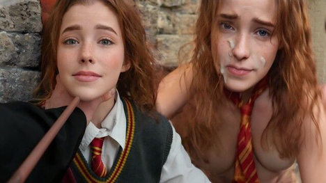 Nicole Murkovski Gets Her Wish With Her Hot Step-Sibling, Hermione Granger