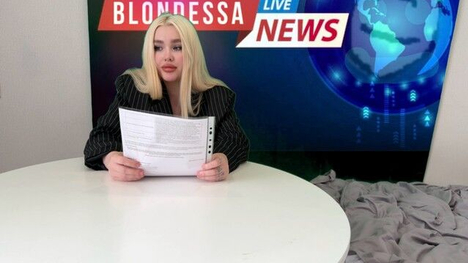 Blondessa Gets Down And Dirty In The World Of Tv, Even Though It's A Different Kind Of Job